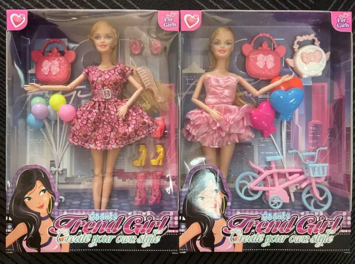 11.5-Inch Fashion Doll Set With Balloon Accessory 1