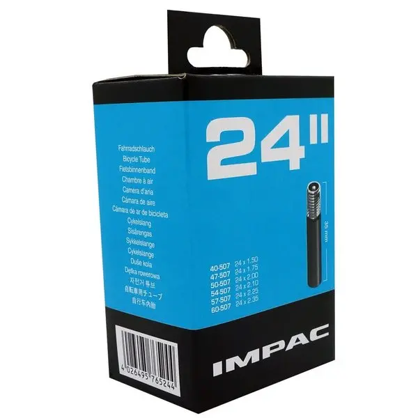 24X1.50–2.25 Inch Schrader Valve Bicycle Inner Tube 1