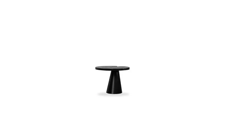 Acyl Low Polished Marquina Black End Table 1