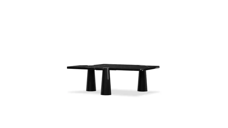 Acyl Polished Marquina Black Coffee Table 1