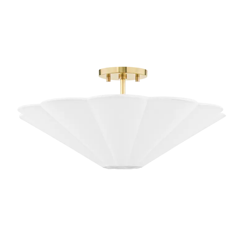 Alana Transitional Semi-Flush Mount Ceiling Fixture 1
