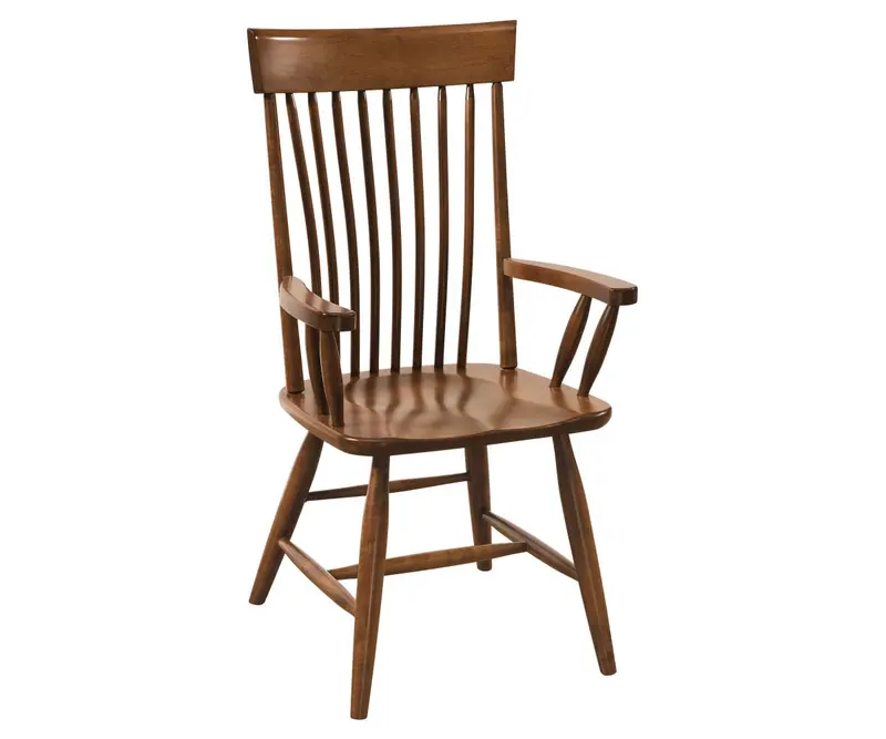 Albany Classic Arm Chair With Rolled Arms And Nailhead Trim 1