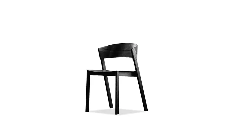 Alf Black Upholstered Dining Chair 1
