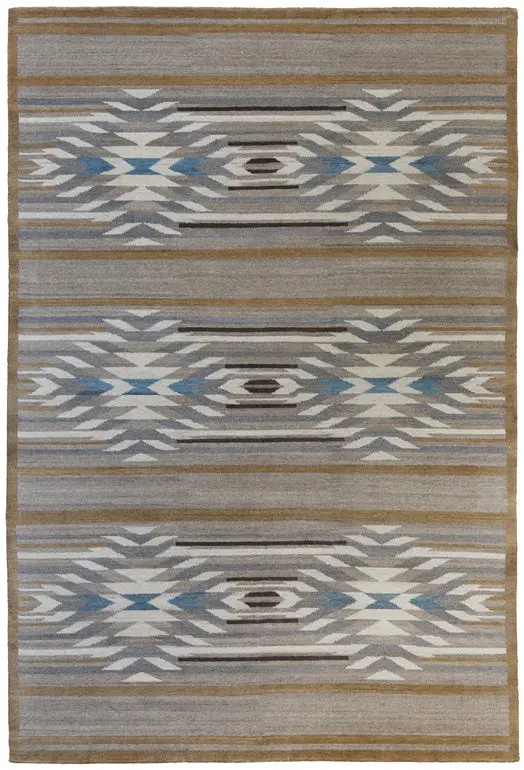 Alta Vista Area Rug – Hand-Knotted Southwest Wool Design 1