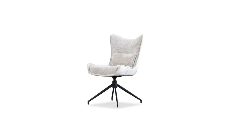 Amalfi Swivel Dining Chair With Modern Base 1