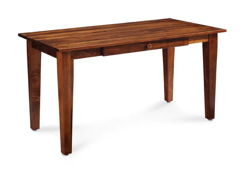 Amish-Made Custom Solid Wood Writing Desk 1