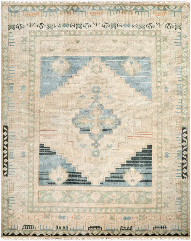 Anadolu Traditional Hand-Knotted Wool Rug 1