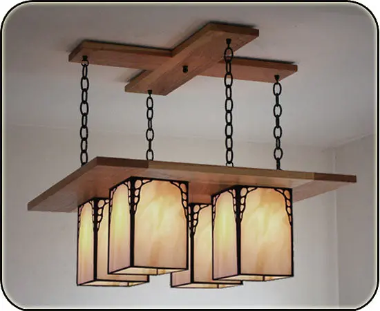 Antique-Finish Prairie Chandelier #851 1
