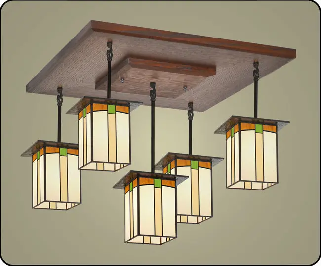 Antique-Style Pendant Chandelier #120 1