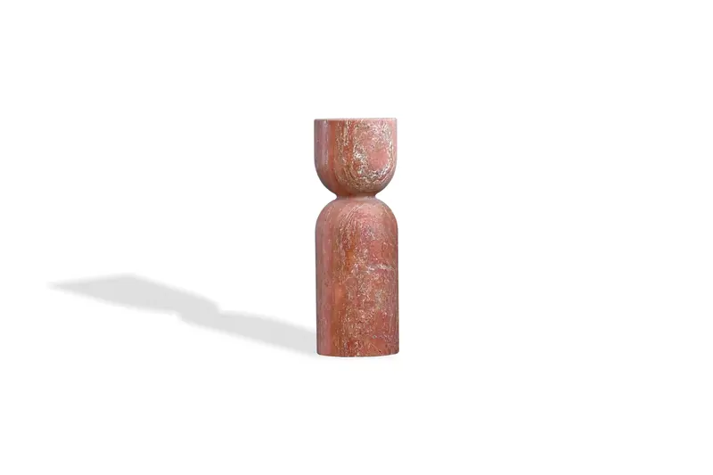 Apothecary Tall Red End Table 1