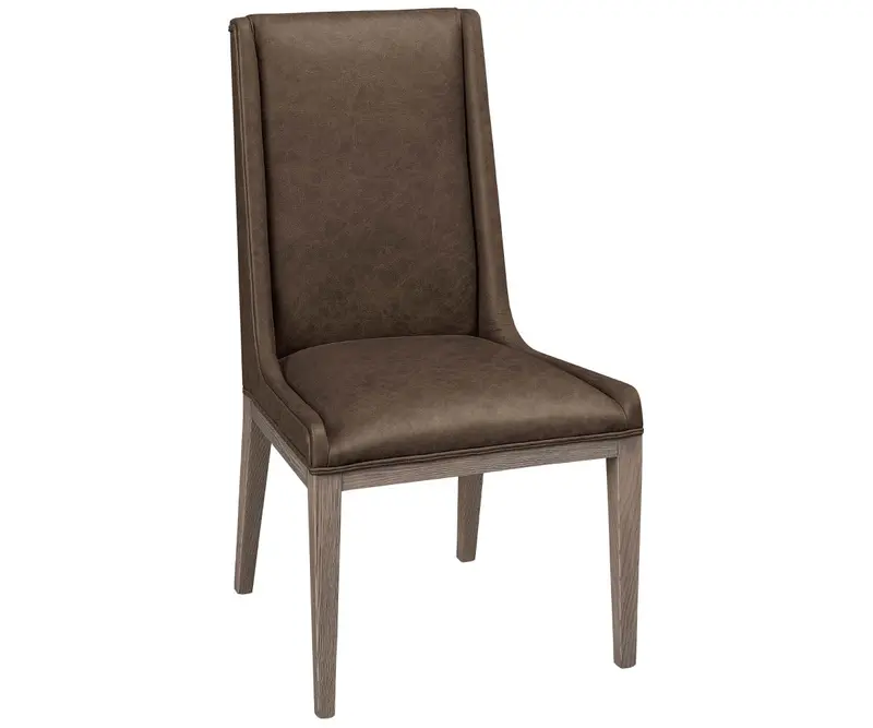 Ariel Minimalist Side Chair With Slim Metal Frame 1