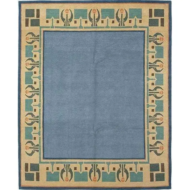 Arrowroot Area Rug In Sky Blue — Clearance Deal 1