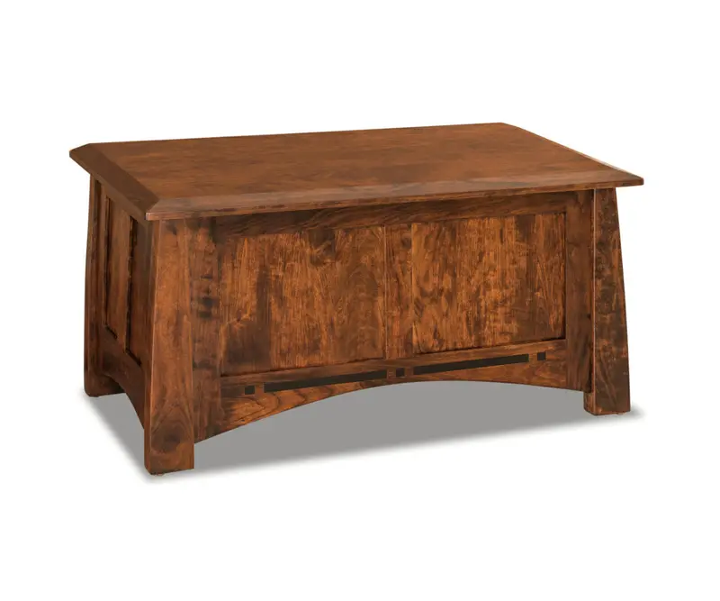 Artisan Inlay Blanket Chest With Handcrafted Inlay Detailing 1