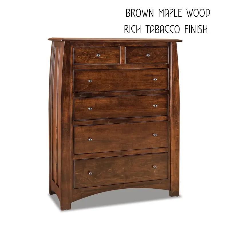 Artisan Inlay Six-Drawer Chest For Bedrooms 1