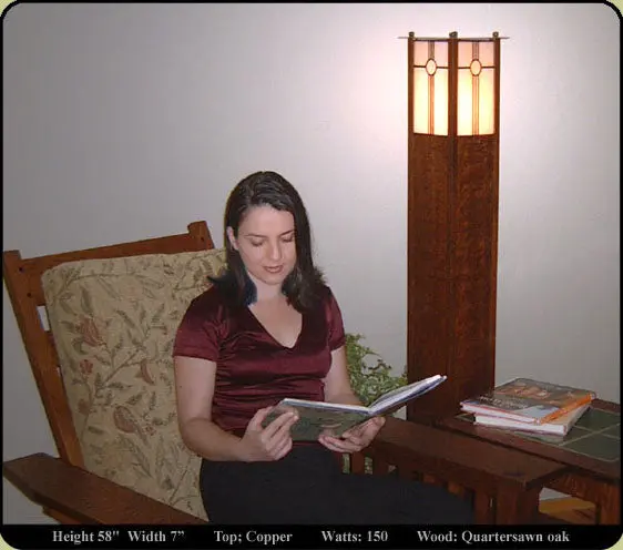Arts & Crafts Floor Lamp #222 1