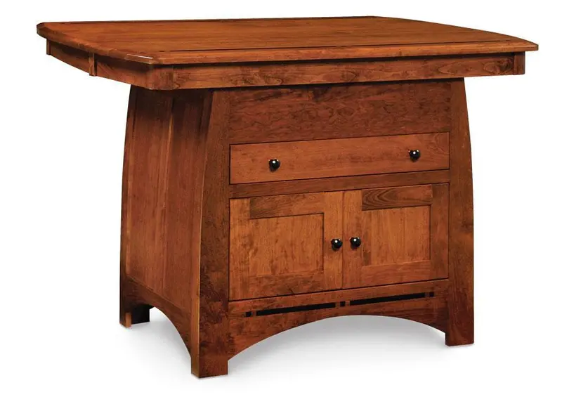Aspen Decorative Island Table With Inlay Detailing