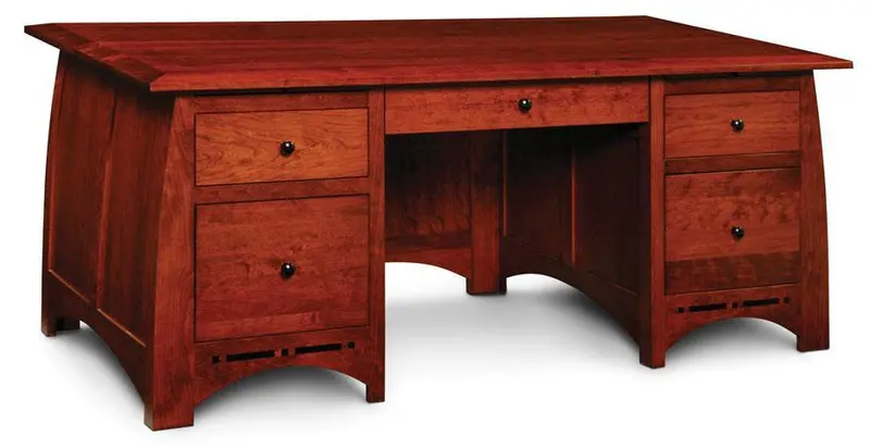 Aspen Executive Desk Featuring Signature Inlay Work