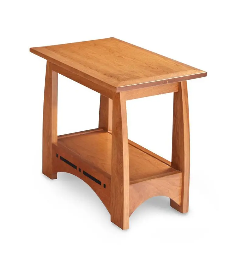 Aspen Inlaid Chair-Side Table 1
