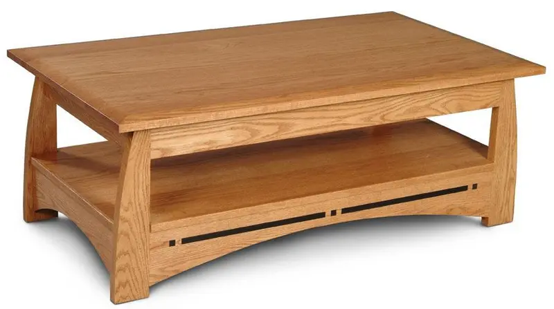 Aspen Inlaid Wooden Coffee Table 2