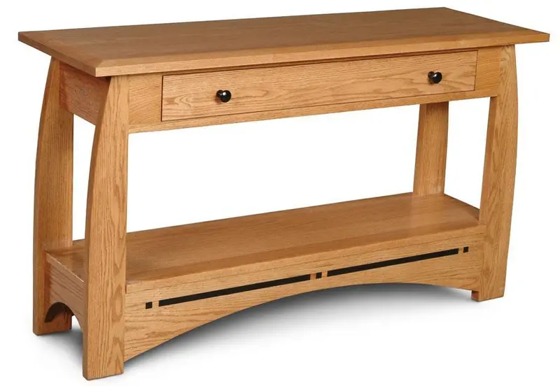 Aspen Single-Drawer Sofa Table With Inlay Detailing