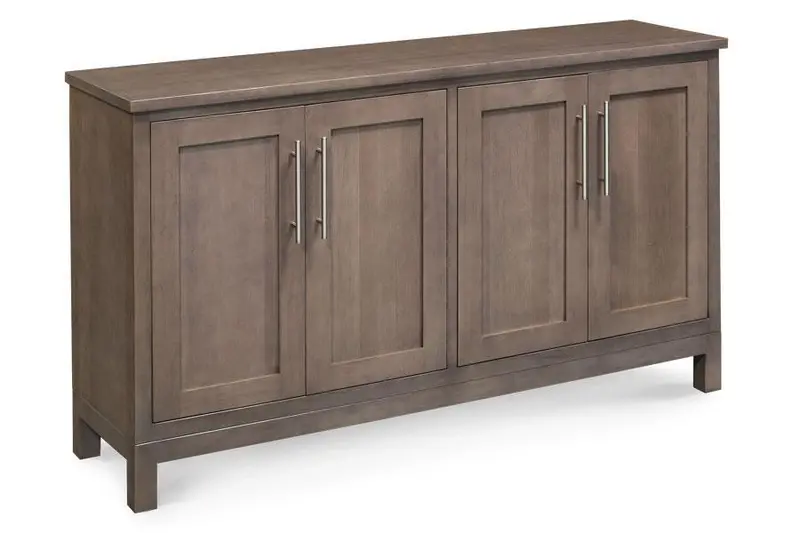 Auburn Bay Credenza With Warm Wood Tones