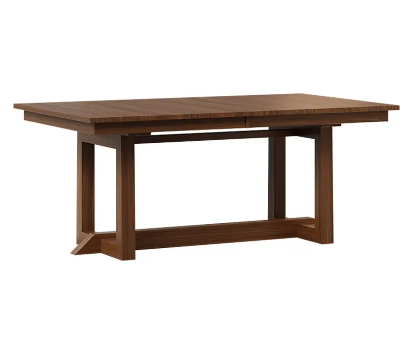 Audrey Trestle Dining Table With Extension Leaves 1