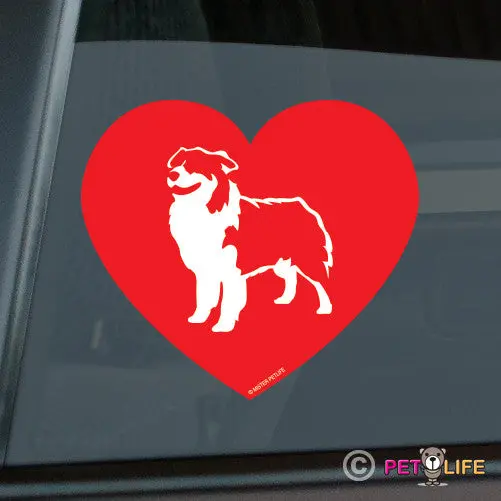 Australian Shepherd Love Sticker 1