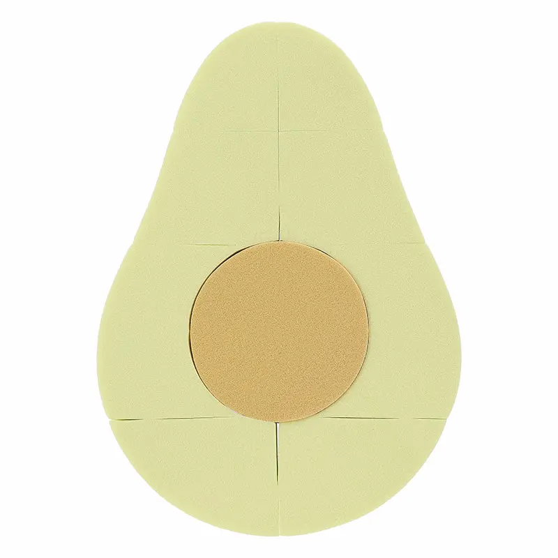 Avocado-Shaped Beauty Sponge – Latex-Free, Dual-Density Cosmetic Blender 1