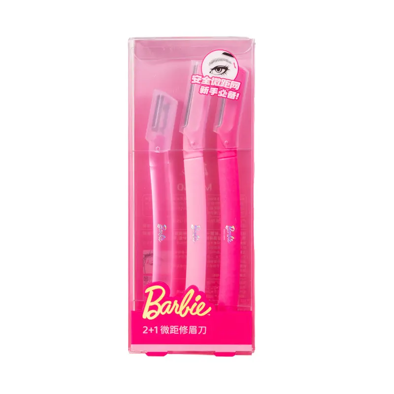 Barbie 2+1 Eyebrow Razor Kit – 3-Piece Precision Set 1