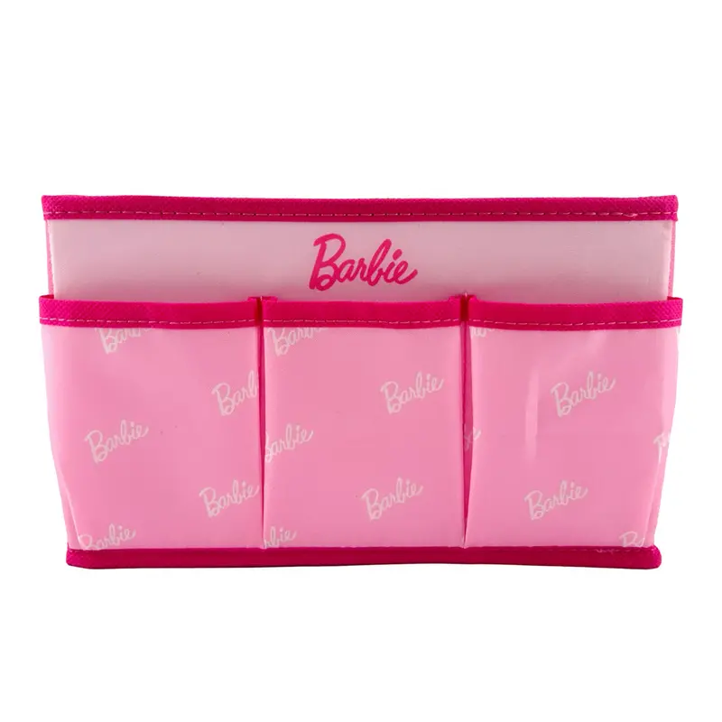 Barbie Fabric Storage Organizer Box With Three Exterior Pockets 1