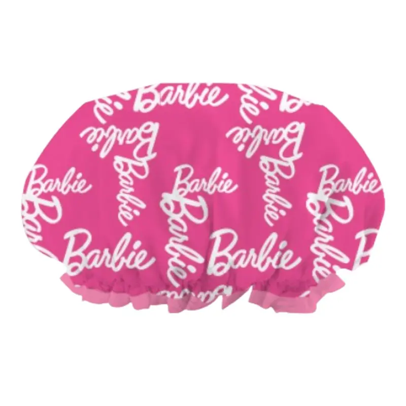 Barbie Patterned Shower Cap – Waterproof & Reusable 1