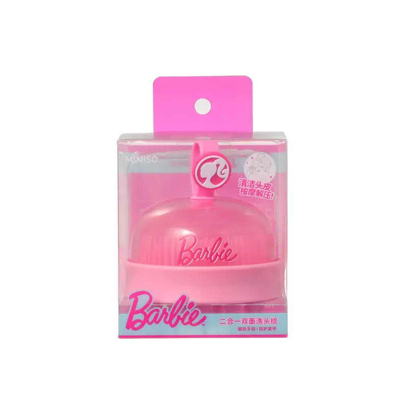 Barbie Shining Scalp Massage Brush – Exfoliating Shampoo Aid 1