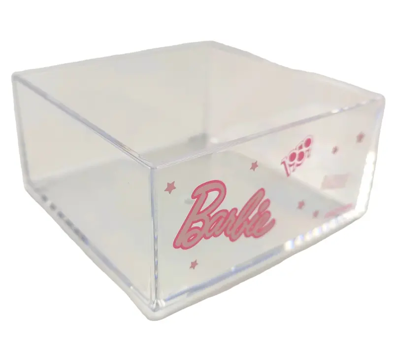 Barbie Stackable Transparent Storage Box – Small-Sized Clear Organizer 1