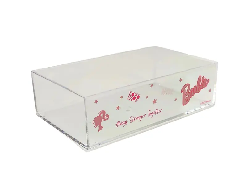 Barbie Transparent Stackable Storage Box – Medium Size 1