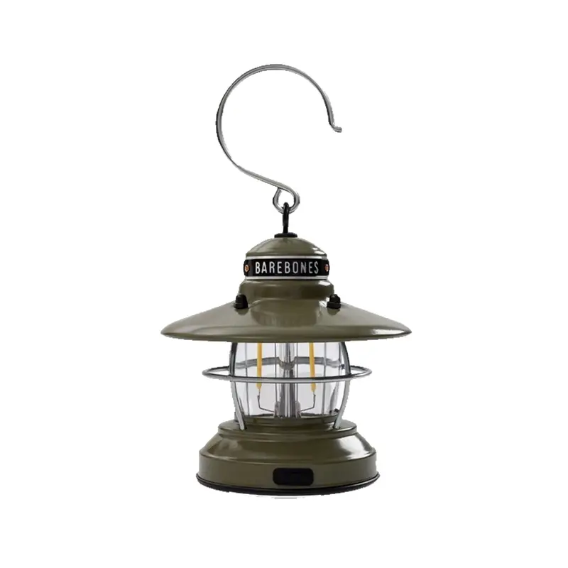 Barebones Edison Mini Lantern – Olive Drab Finish 1