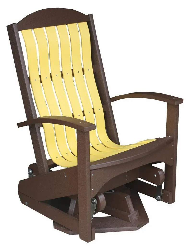 Beach Cruiser-Style Swivel Glider Chair 1