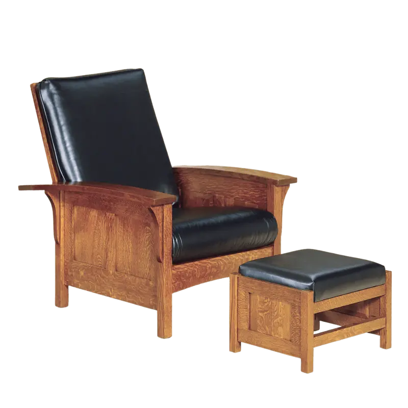 Bent Arm Panel-Back Morris Chair – Traditional Craftsmanship