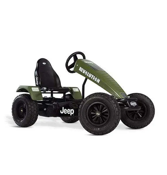 Berg Jeep Revolution Xl Off-Road Pedal Kart With Passenger Seat 1