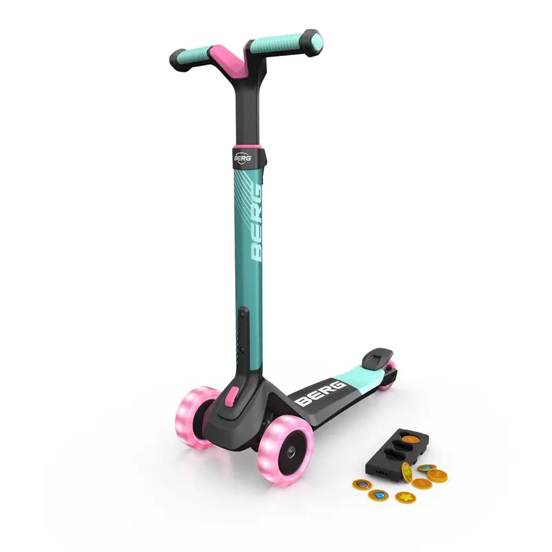 Berg Nexo Foldable Scooter With Magnetic Led Lights And Complimentary Helmet 1