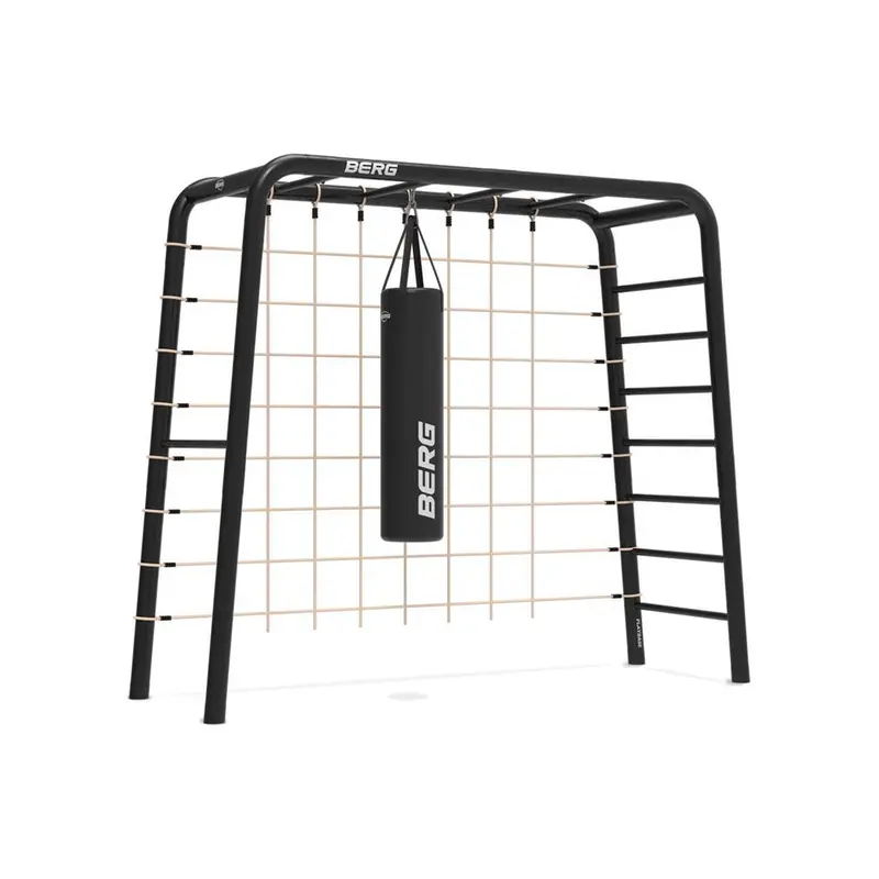 Berg Playbase Medium With Climbing Net M And Boxing Bag 1