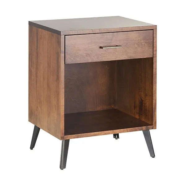 Bergen Compact One-Drawer Nightstand 1