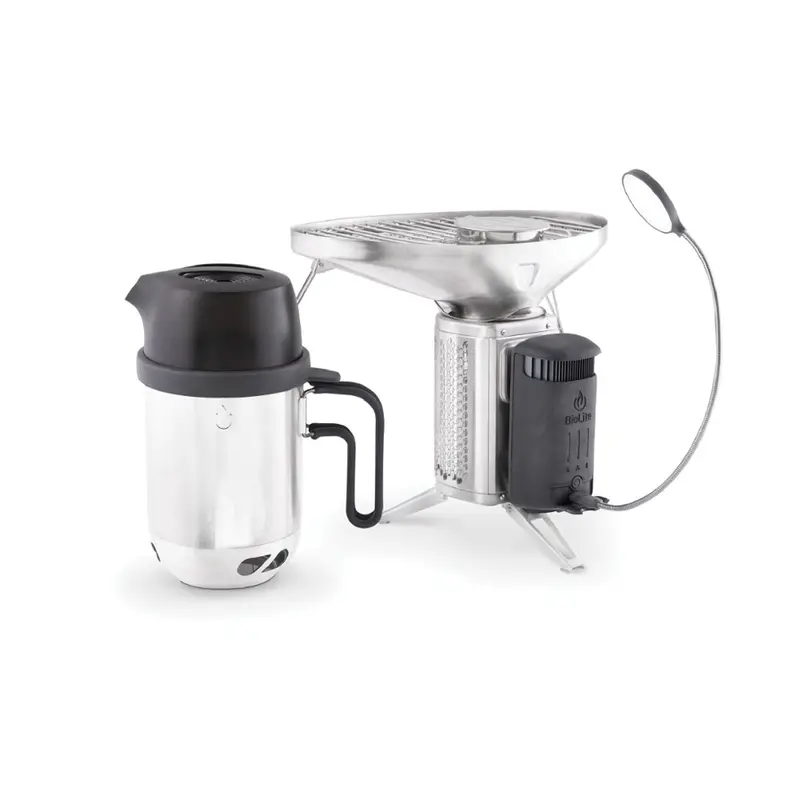 Biolite Campstove 2 Limited Edition Bundle – Climate-Neutral Portable Wood-Burning Stove Kit 1