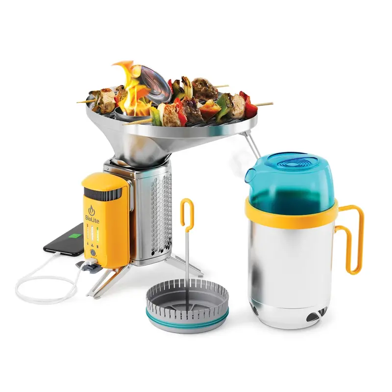 Biolite Campstove Complete Kit – Portable Wood-Burning Stove + Accessories 1