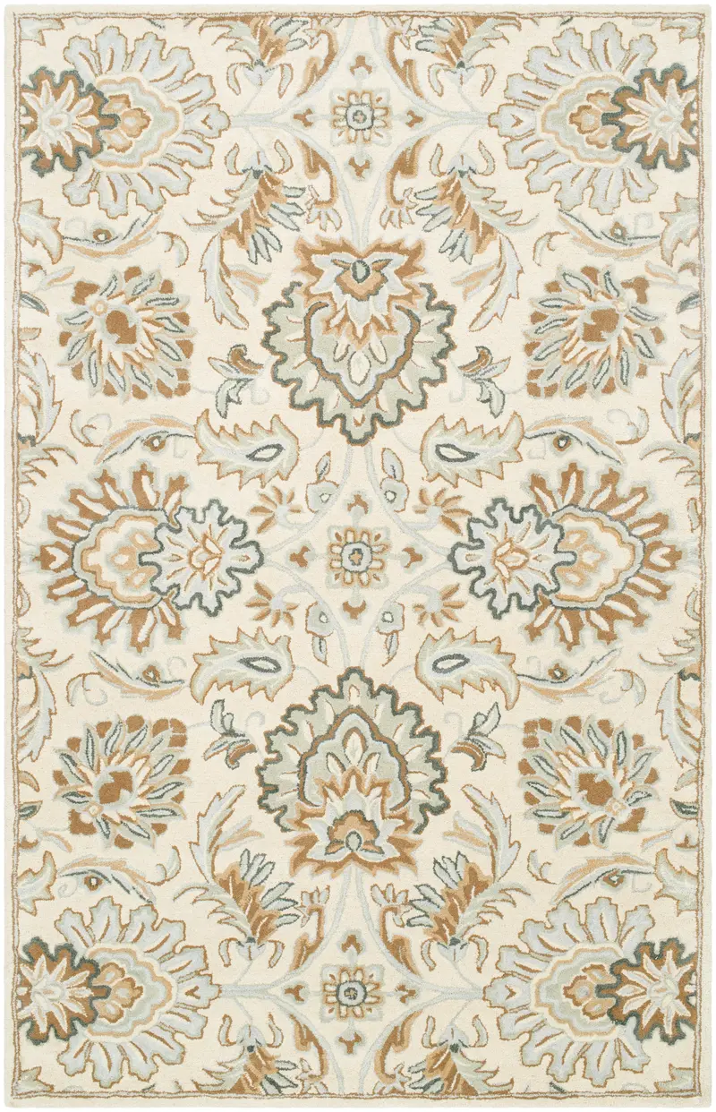 Biscotti Beige Mediterranean-Inspired Hand-Tufted Rug 1