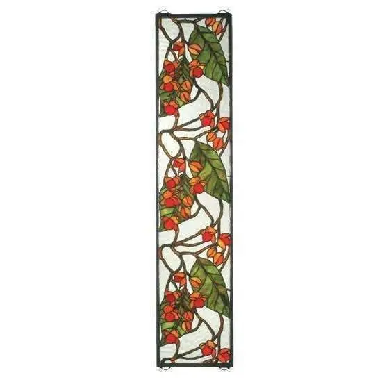 Bittersweet Vine Stained Glass Sidelight 1