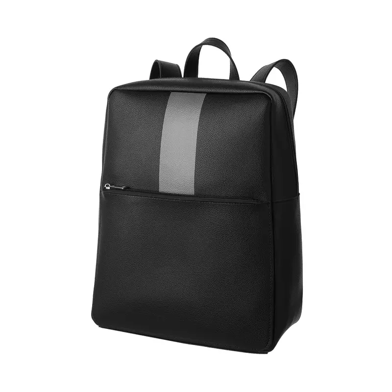 Black Color-Blocked Backpack For Daily Use 1