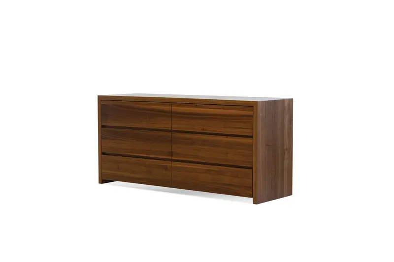 Blanche Natural Walnut Double Dresser 1