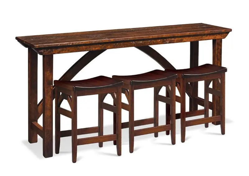 B&O Railroad-Inspired Console Bar Table