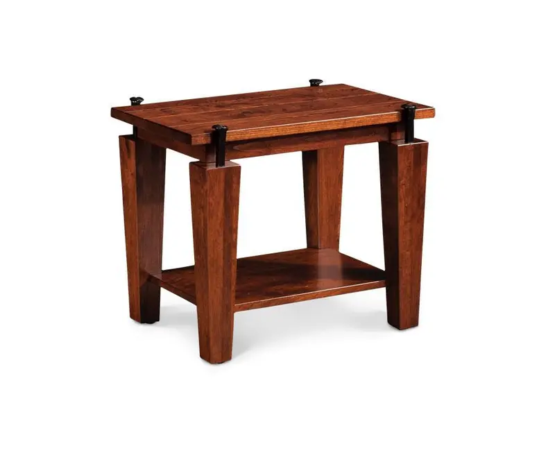 B&O Railroad Spike Chair-Side Table – Refined Rustic Look 1