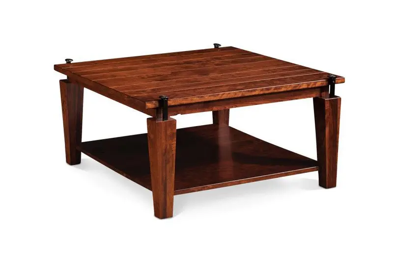 B&O Railroad Spike Square Coffee Table